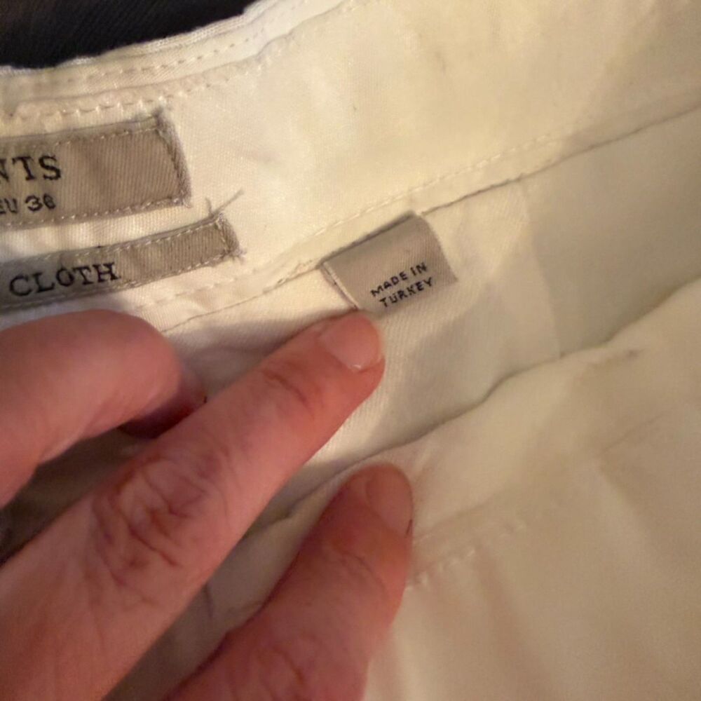 NWT AllSaints Petra Linen Blend Bermuda Shorts Ivory Cream size us 4/UK8 - Picture 10 of 15